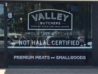 Valley Butchers’ amended sign, from 'non halal certified' to 'not halal certified'.